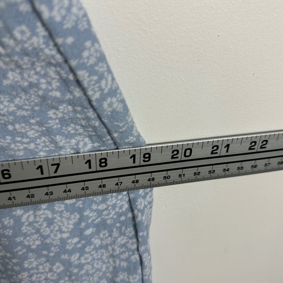 DISSH Blue Floral Wide Leg Tie Front Jumpsuit Womens Sz 6 Cottage‎ Fairy Prairie - Picture 15 of 16